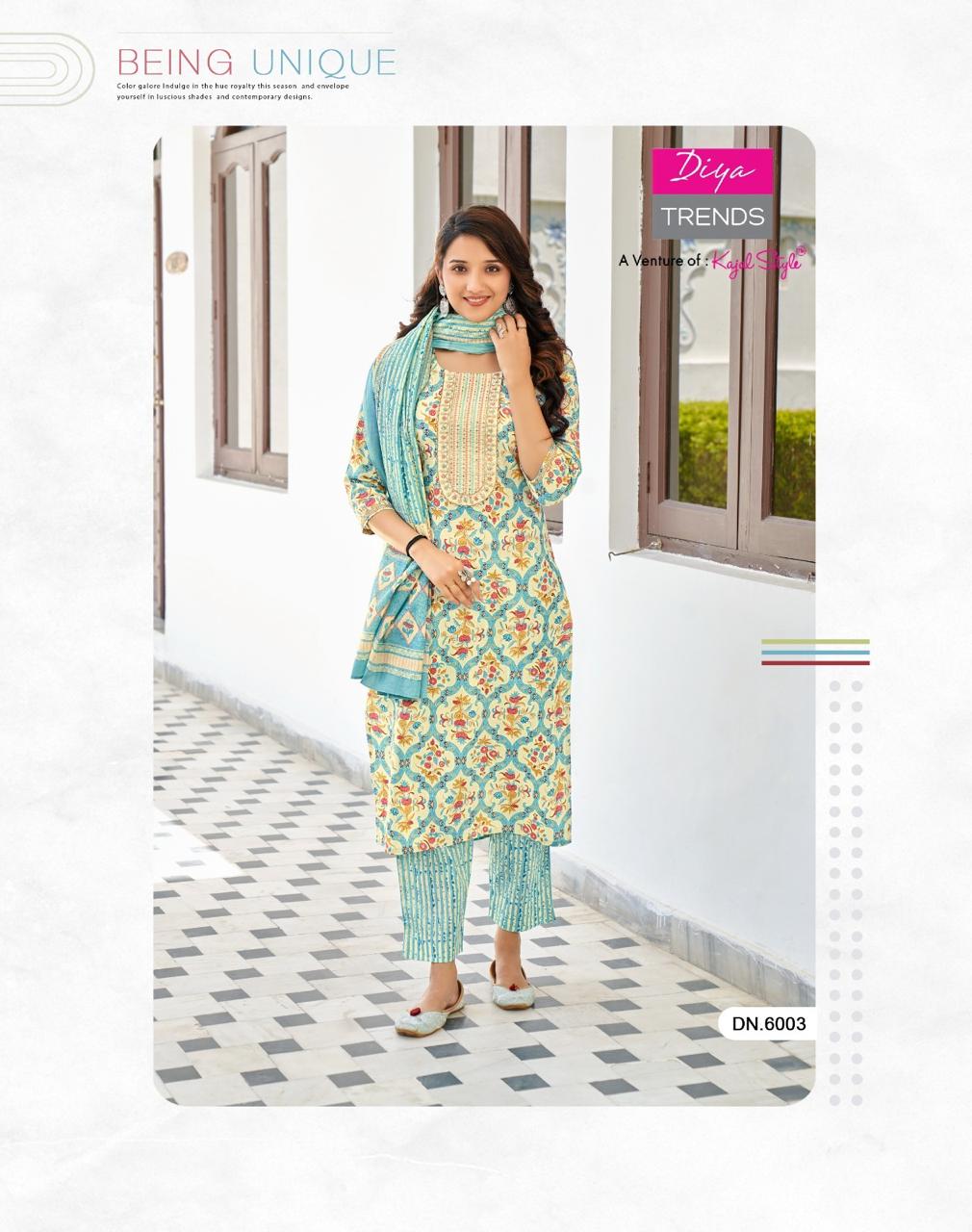 Odhani Vol 6 By Diya Trends Readymade Cotton Salwar Suits
